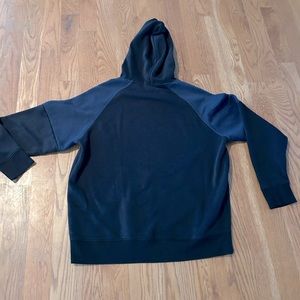 TASC men’s 2XL XXL fleece hoodie with bamboo technology. navy n black VGC.